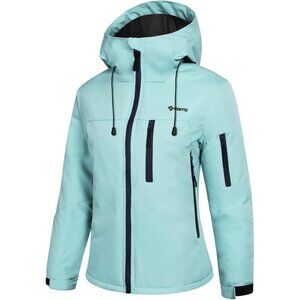 Women's Windsurfer Blue Snowboarding Mountain Ski Snow Jacket Coat Winter Warm